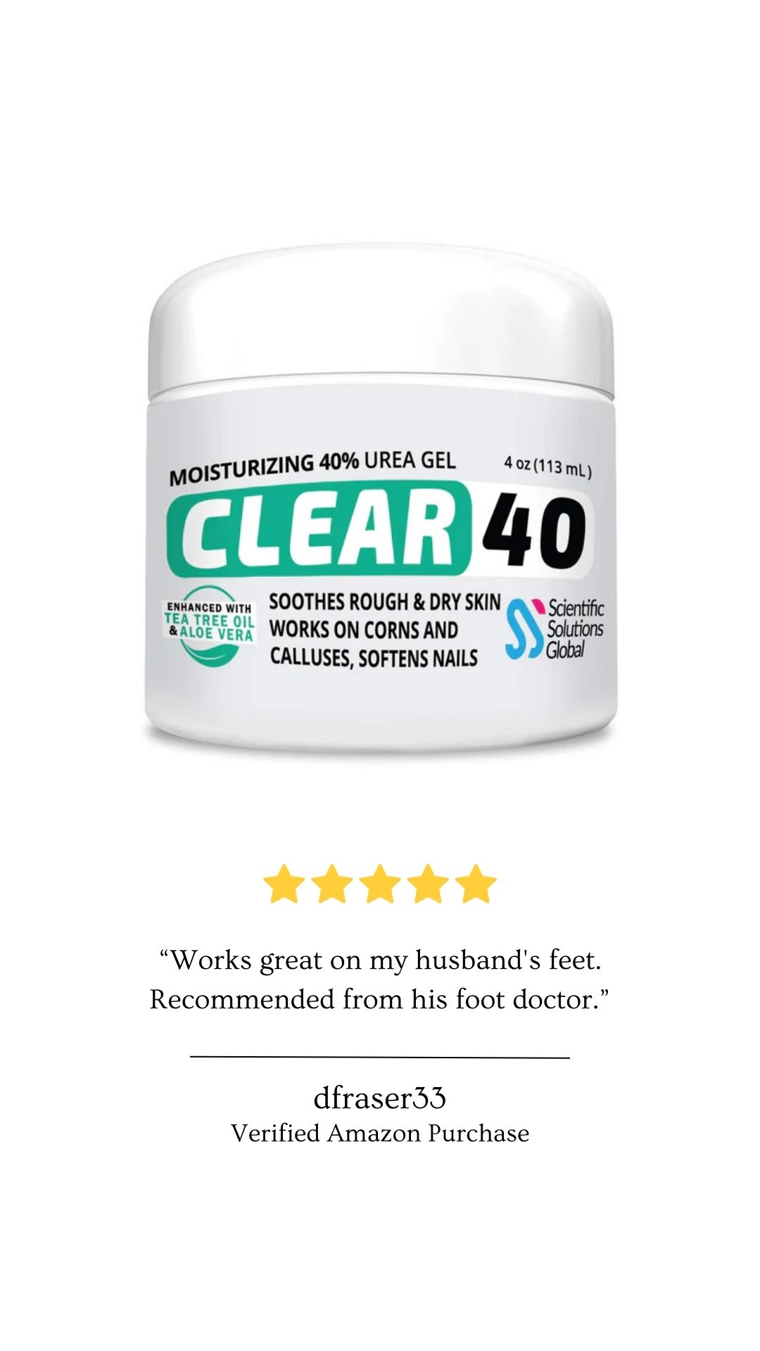 clear 40 urea gel with hyaluronic acid clear 40 urea gel with hyaluronic acid