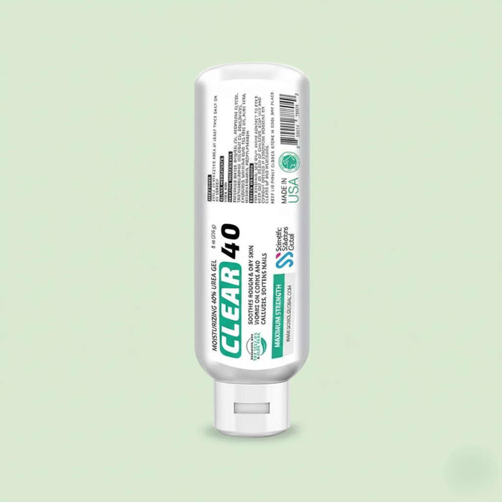 Home clear 40 urea gel
