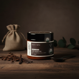 Home coffee & vanilla beef tallow balm