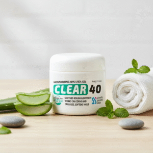 clear 40 urea gel with hyaluronic acid