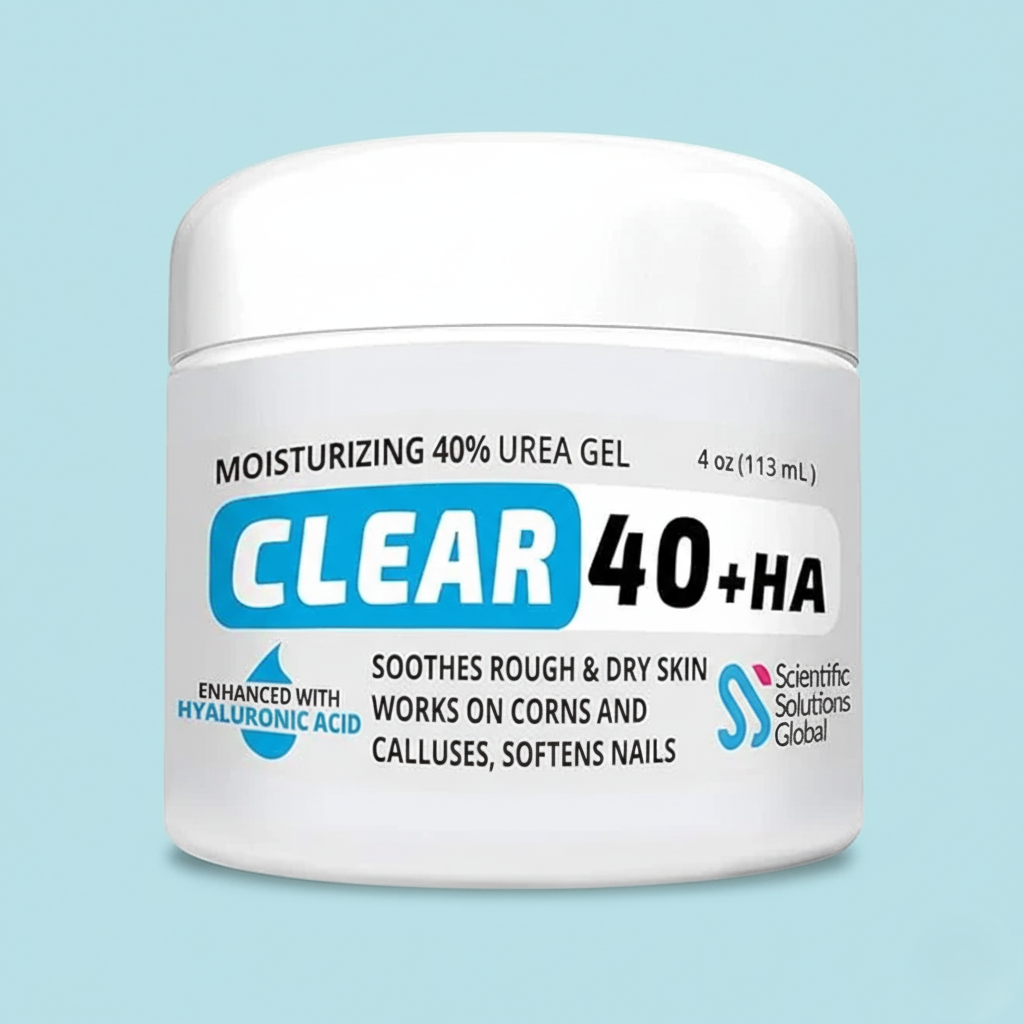 clear 40 40% urea gel with hyaluronic acid clear 40 40% urea gel with hyaluronic acid