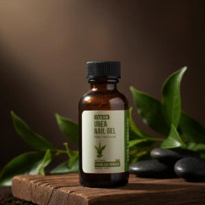 Home clear urea nail gel with tea tree oil